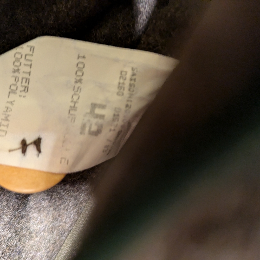 Zeiler Men's Gray Double-Breasted Jacket Size 42 - Picture 12 of 12